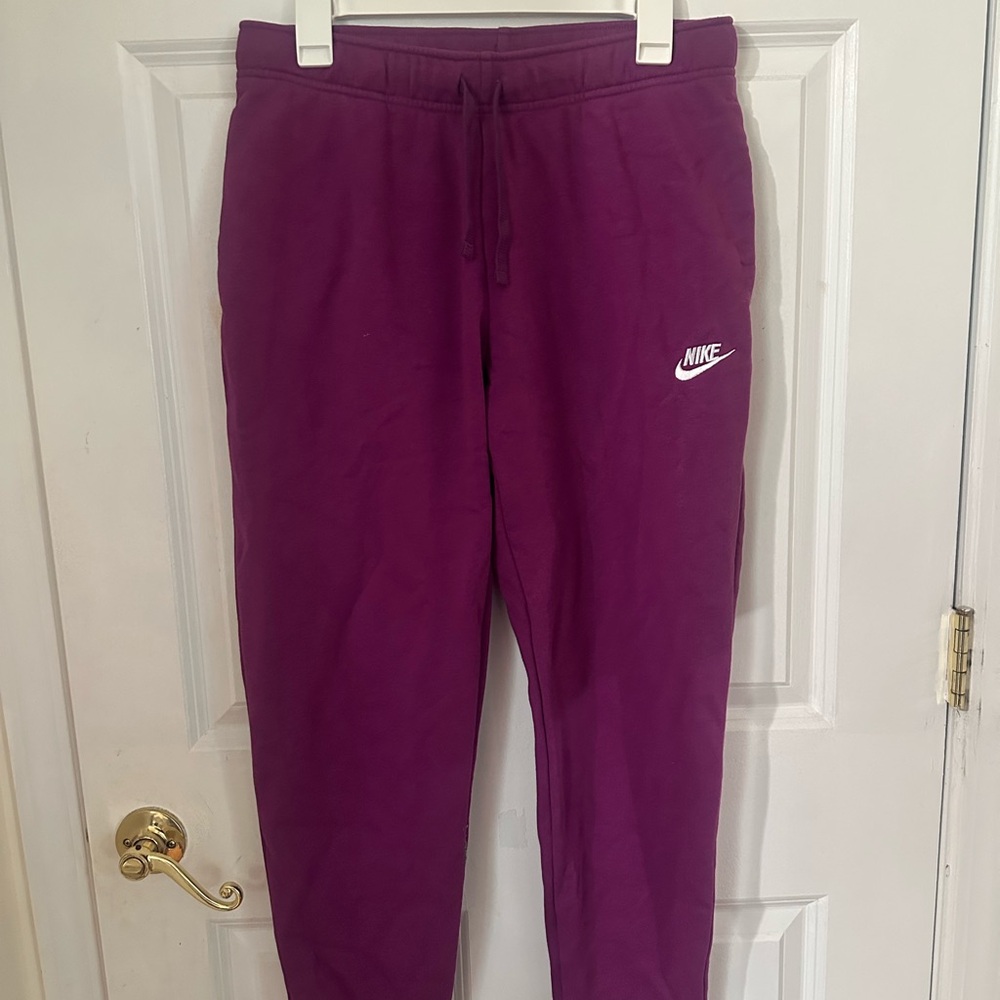Nike Purple Joggers Tapered Sweatpants